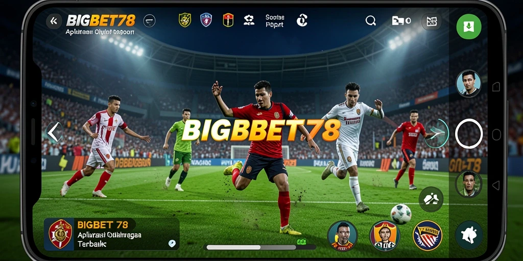 Tampilan gameplay dan fitur olahraga BIGBET78 yang menarik.