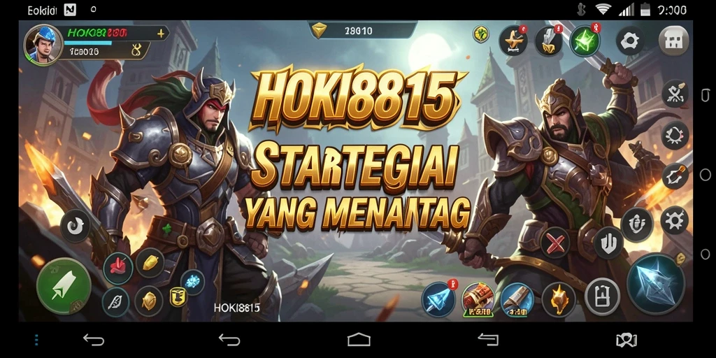 Tangkapan layar menunjukkan gameplay strategi yang intens dan menarik.