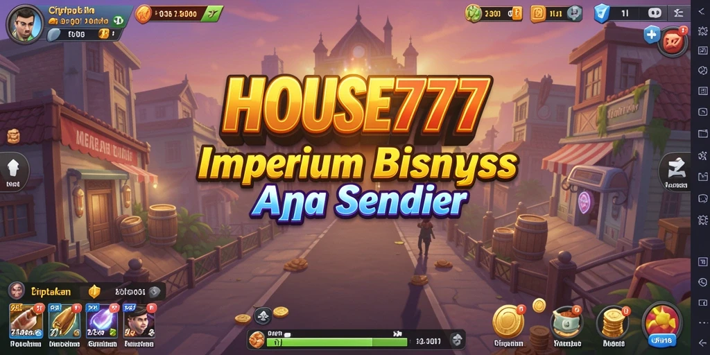 Screenshot gameplay game Tycoon HOUSE777 yang seru dan menarik.