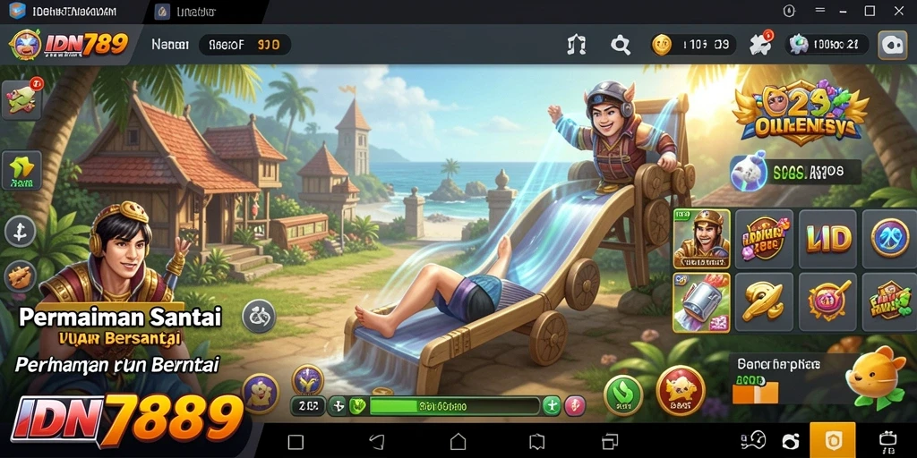 Tampilan gameplay <strong>IDN789</strong> menunjukkan keseruan bermain dengan teman-teman.
