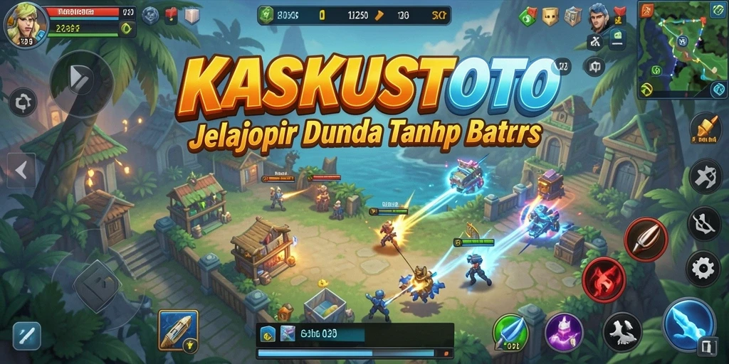 Screenshot gameplay KASKUSTOTO menampilkan eksplorasi dunia yang luas dan dinamis.