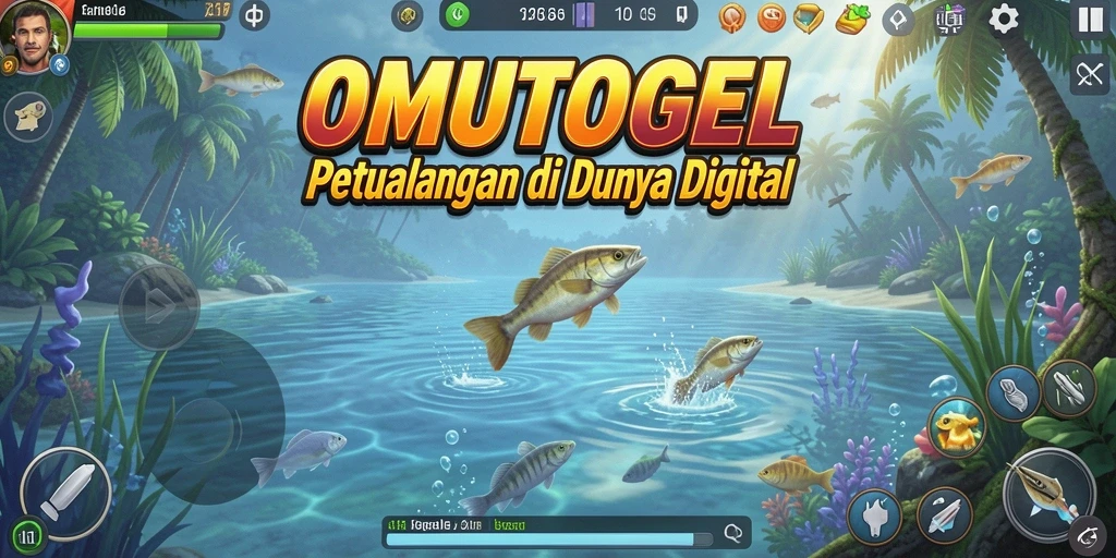 Tampilkan gameplay menarik OMUTOGEL saat menangkap ikan.