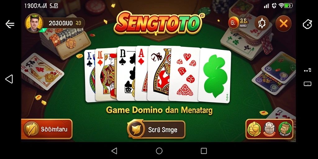 Screenshot gameplay SENGTOTO yang menunjukkan strategi dan keseruan permainan Domino.
