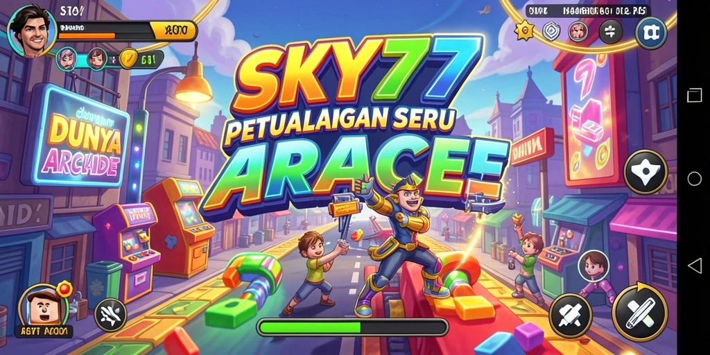 Tangkapan layar <strong>SKY77</strong> menampilkan momen aksi seru dalam gameplay Arcade.