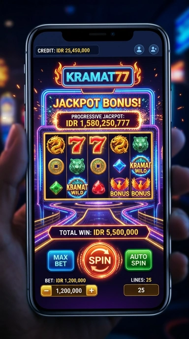 Tampilan antarmuka kramat77 yang menarik dan mudah dipahami.